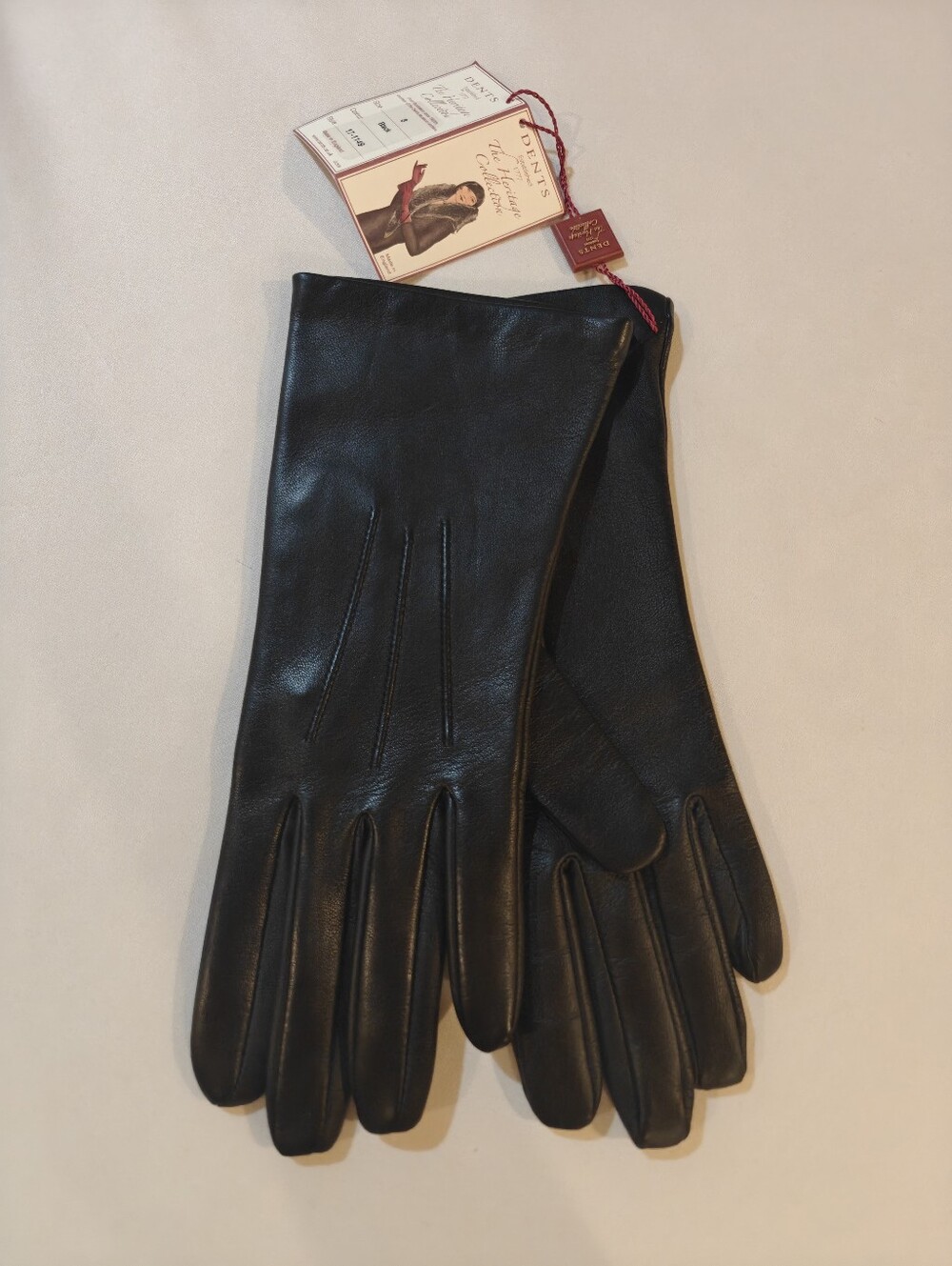 Dents Apley Heritage Touchscreen Three-Point Silk-Lined Leather Gloves
